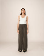 Pax Wide Leg Trousers - Khaki
