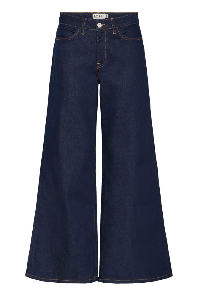 Twiggy Wide Leg Jeans - Dark Blue