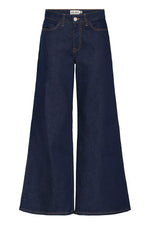 Twiggy Wide Leg Jeans - Dark Blue