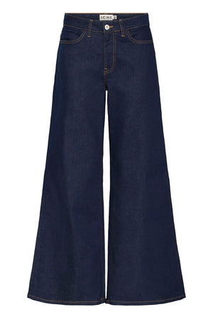 Twiggy Wide Leg Jeans - Dark Blue