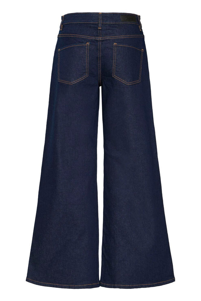 Twiggy Wide Leg Jeans - Dark Blue