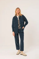 Cotton Corduroy Shirt - Indigo