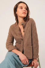Crochet Jacket - Camel