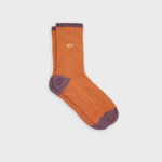 Combed Cotton 'Vintage' Socks - Brick