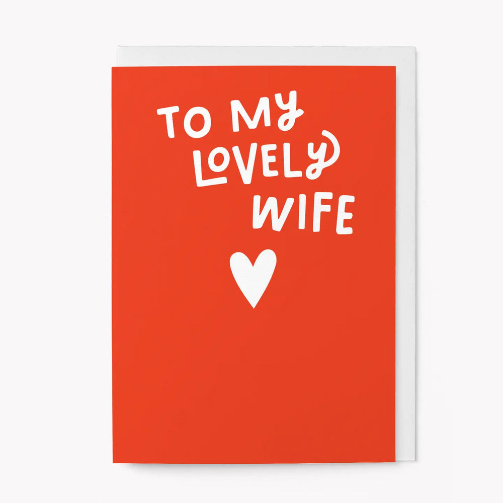 To My Lovely Wife Card
