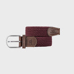 Elastic Woven Belt - Wine Red Size 2