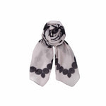 Kirstine Silk Scarf - Steel Grey