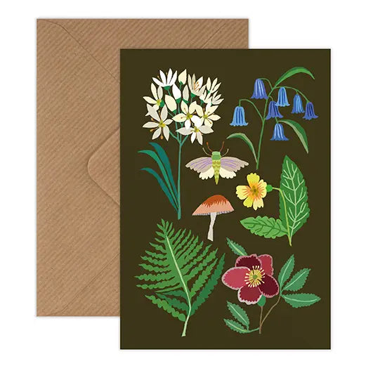 Brie Harrison Greetings Card - Woodland