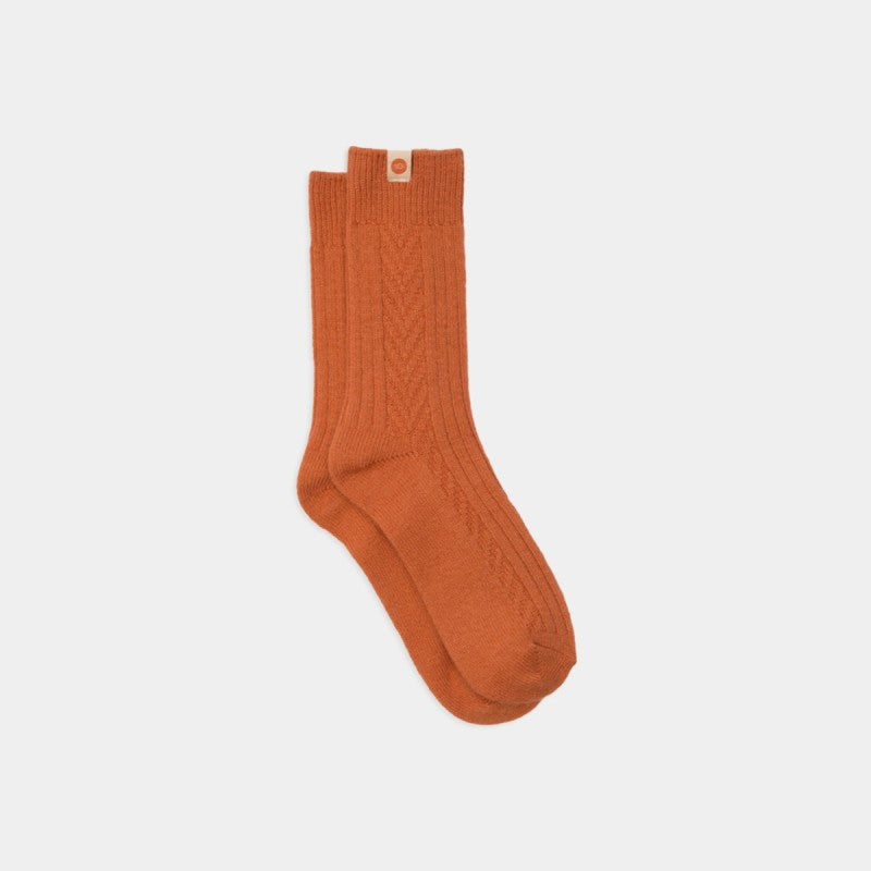 Wool Socks - Terracotta