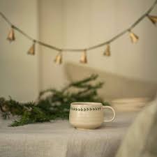 Hand Painted Wreath Mug