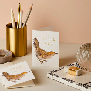 Wren Thank You Card