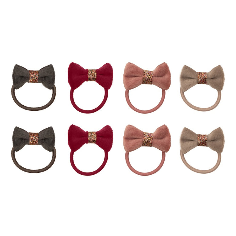 Velvet Christmas Bow Ponies
