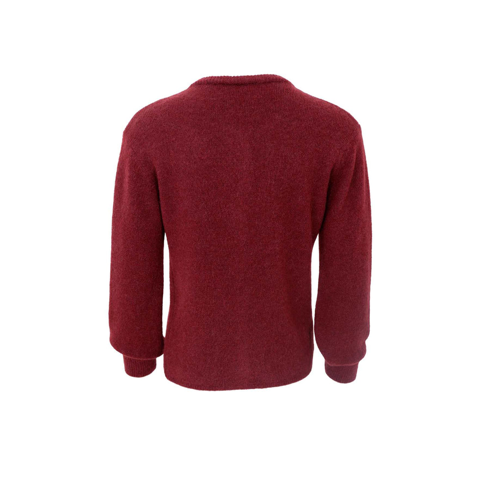 Bella Knitted Cardigan - Plum