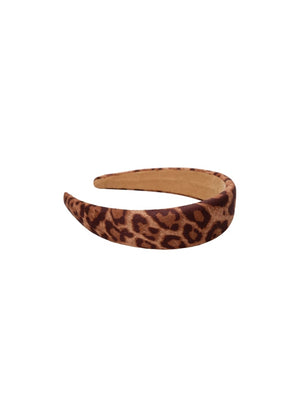 Zelinda Animal Print Headband - Leopard