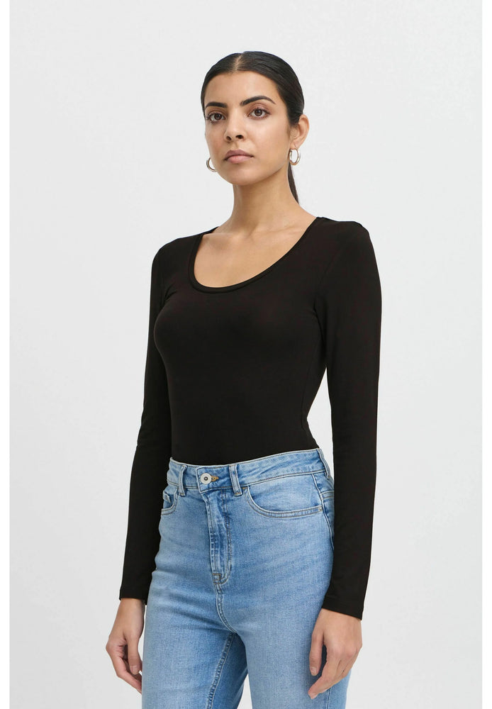 Zola Long Sleeve Top - Black