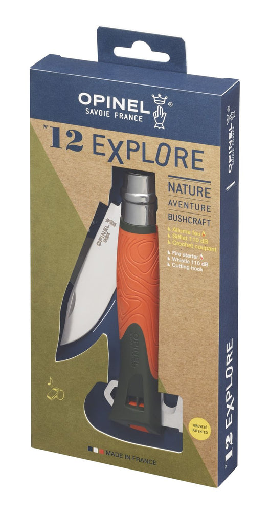 No. 12 Explore Knife - Orange Handle