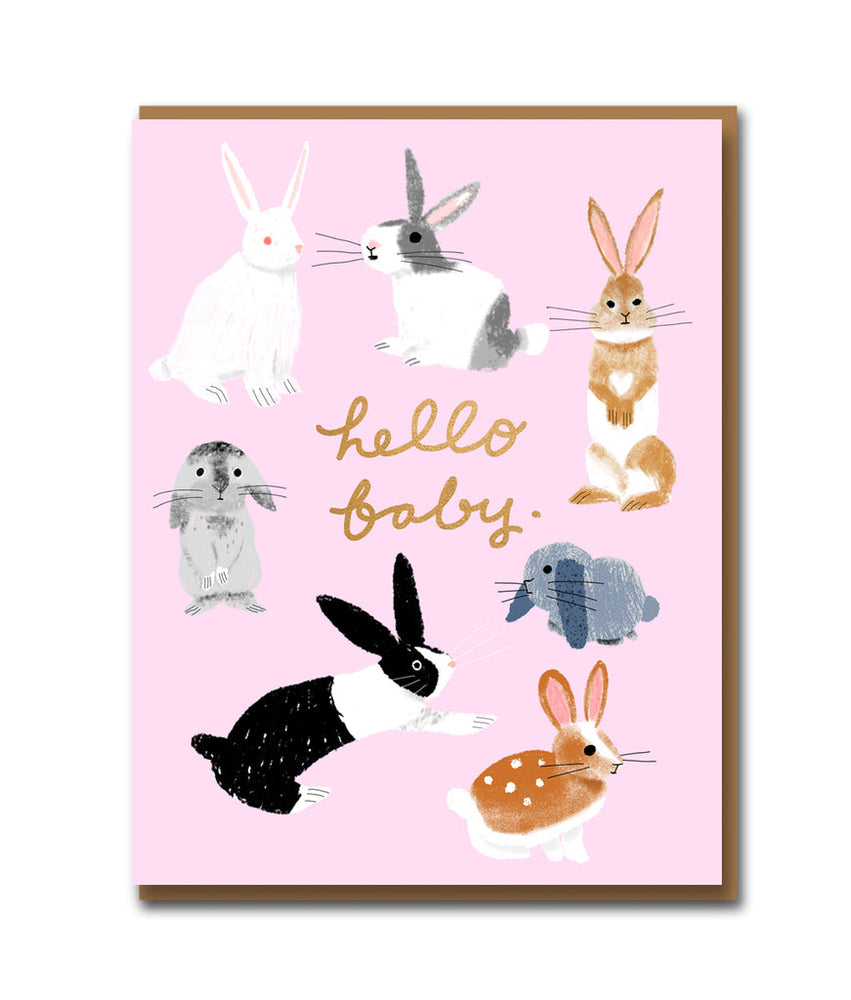 Three New Baby Card