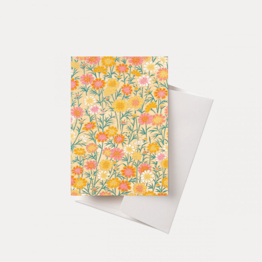 Greetings Card - Orange Daisies
