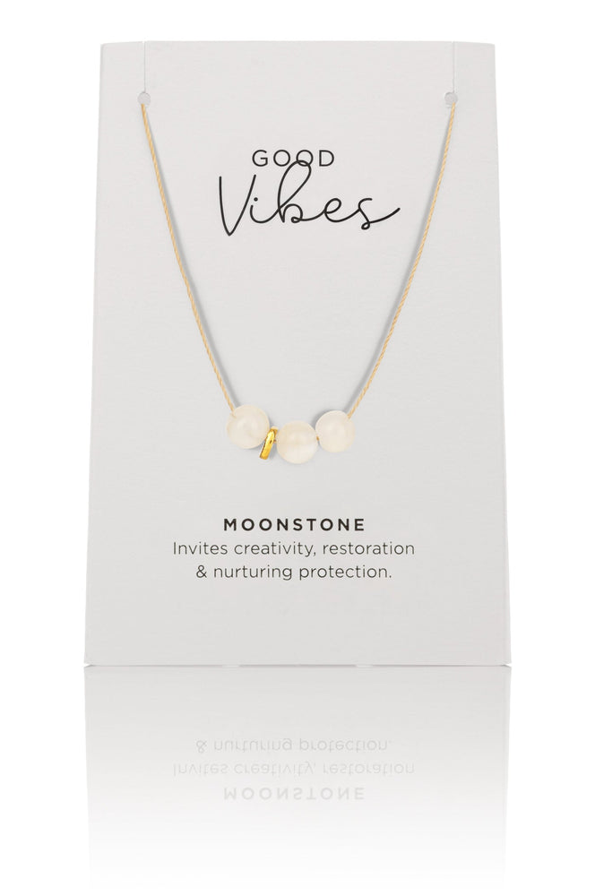 Moonstone Cord Necklace