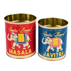 Marsala and Javitri Tins, Set of 2