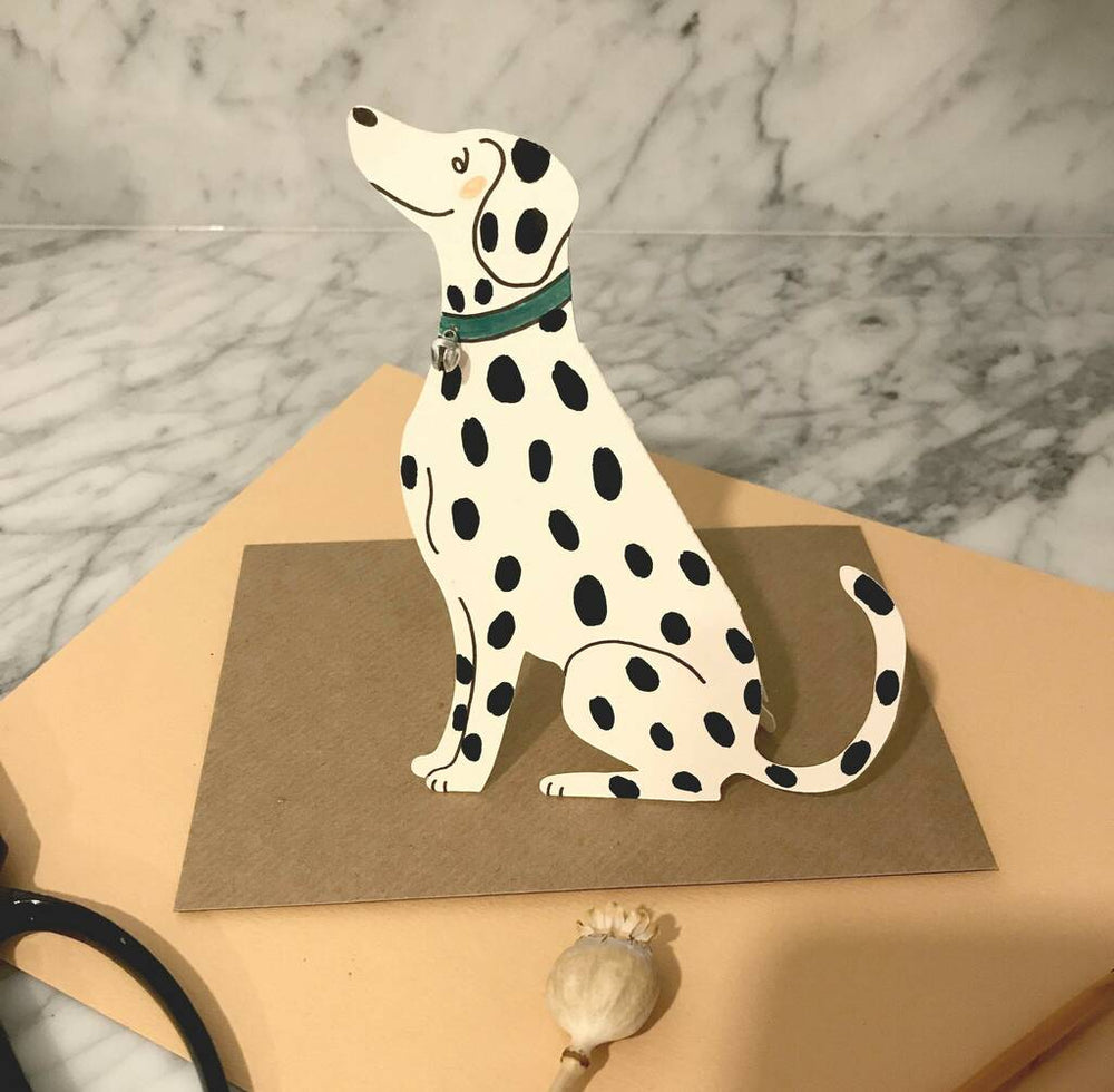 Dalmatian Card With Bell