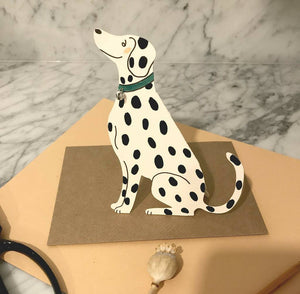 
                
                    Load image into Gallery viewer, Dalmatian Card With Bell
                
            