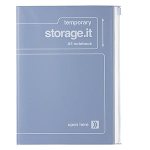 
                
                    Load image into Gallery viewer, Storage It - A5 Noteboook -  Blue
                
            