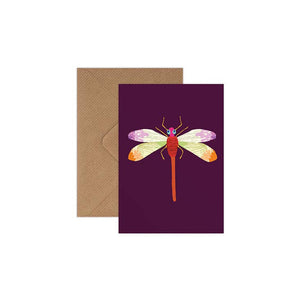 Brie Harrison Greetings Card - Dragonfly