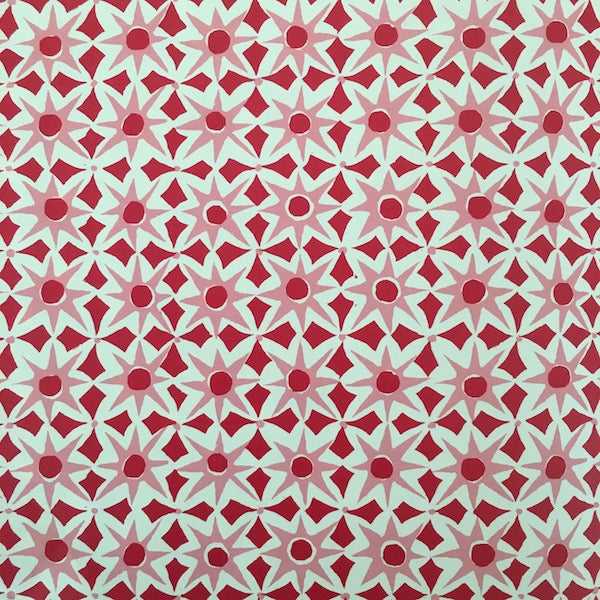 Alhambra Paper - Red and Pink