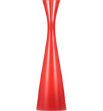 Tall Oriental Red Candle Holder