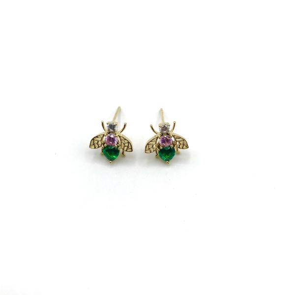 Bejewelled Bee Earrings