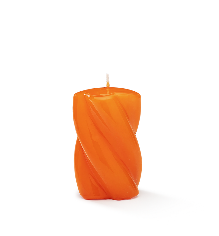 Blunt Twisted Candle Short Orange