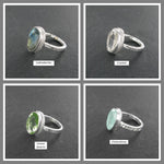 Green Quartz Ring Sterling Silver