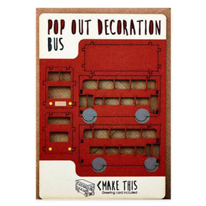 London Bus Pop-Out Card