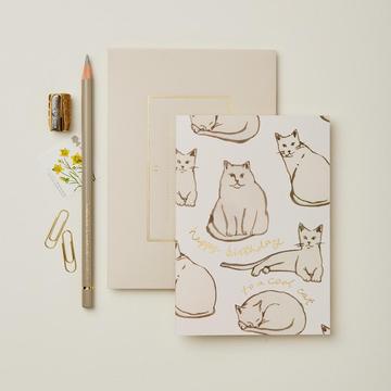 Cool Cat Birthday Card