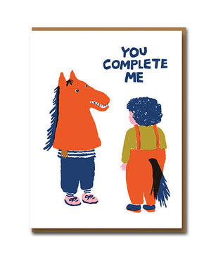 You Complete Me Card