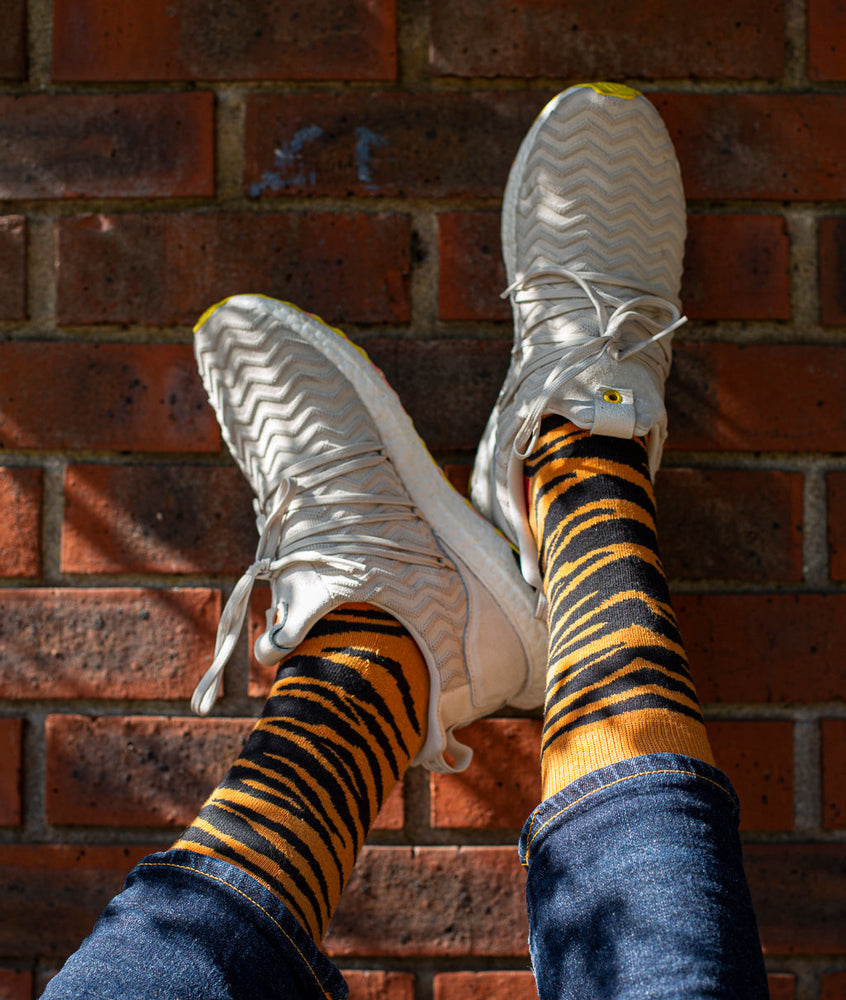 Tiger Stripes Mr D London Socks