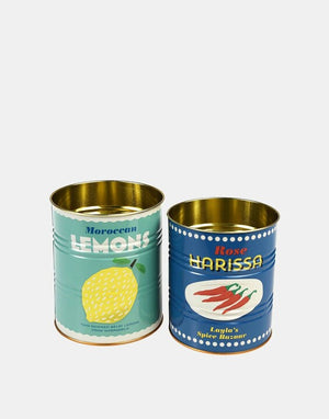 Lemons and Harissa Tins, Set of 2