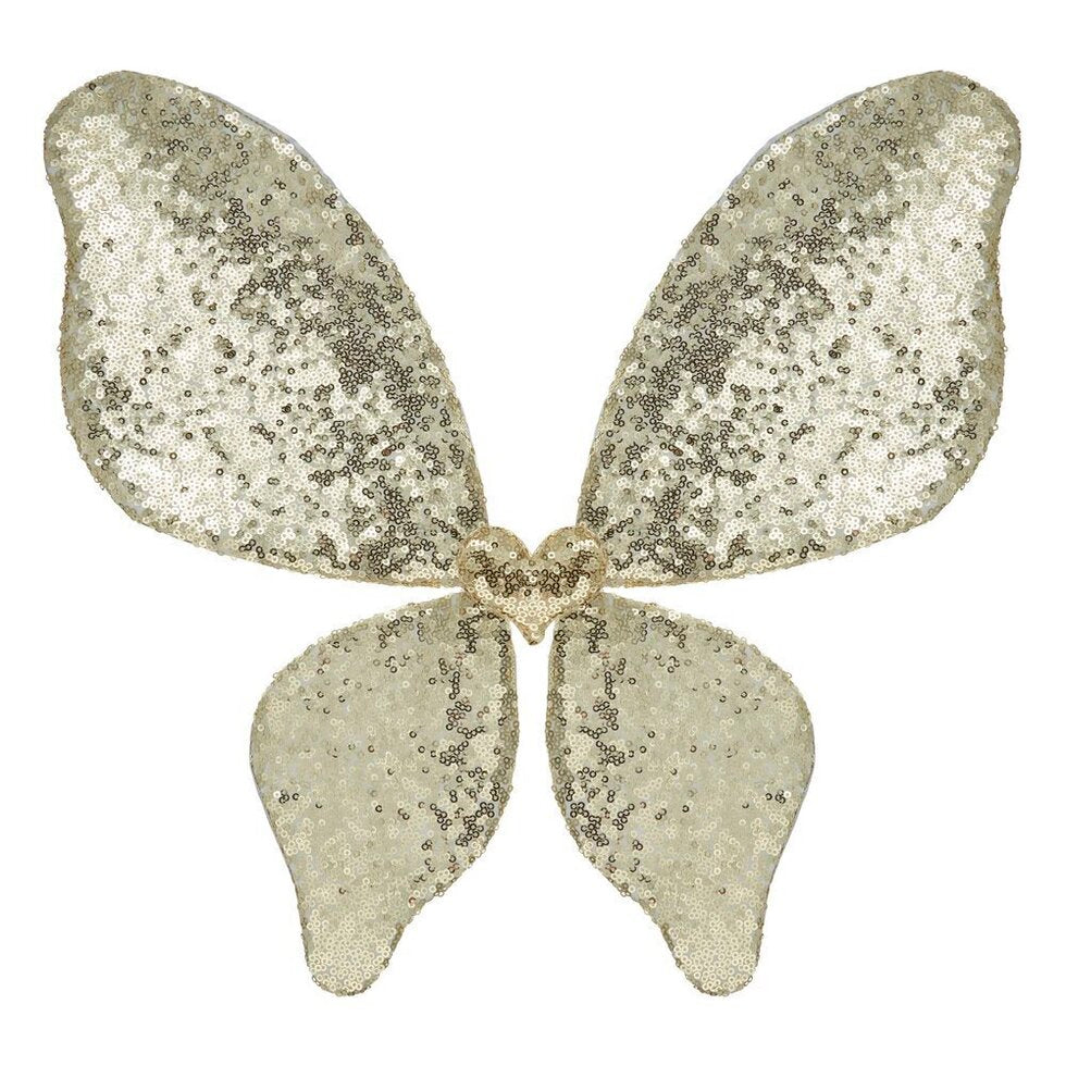 Gold Sequin Wings
