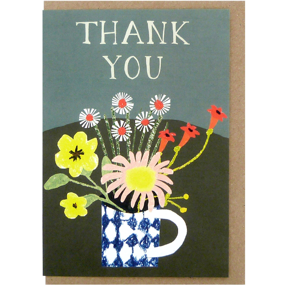 Floral Thank you Card