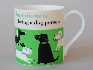 Happiness is Being a Dog Person Mug | Green