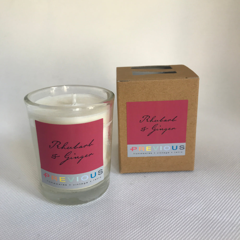 Small Scented Candle: Rhubarb and Ginger 9cl