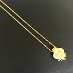 Cast Bronze Gold Plated Necklace