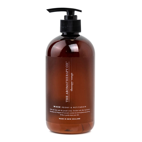 Therapy Wash: Soothe: Peony and Petitgrain 500ml