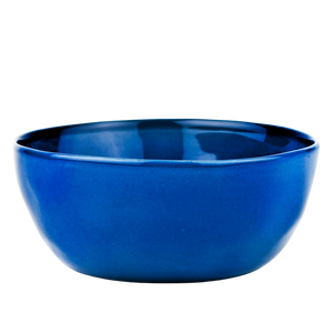 Mid Blue Large Ceramic Bowl