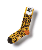 Leopard Spot Yellow Fine Mr D London Socks