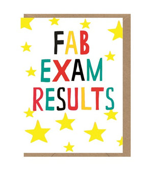 Fab Exam Results Card