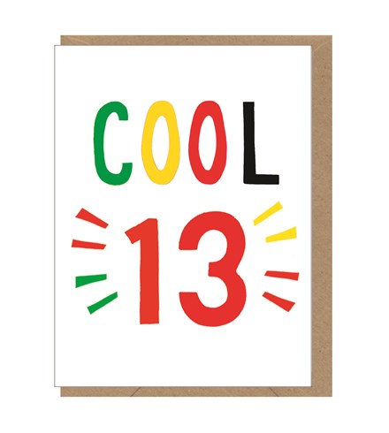Cool 13 Age Card