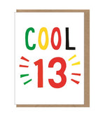 Cool 13 Age Card