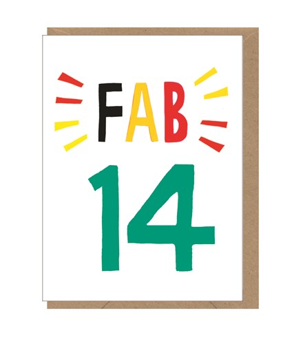 
                
                    Load image into Gallery viewer, Fab 14 Age Card
                
            